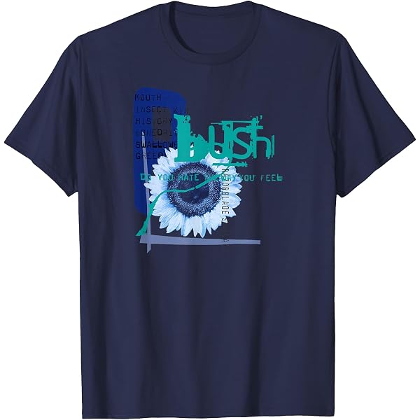 Amazon.com: Bush – White Logo On Red T-Shirt : Clothing, Shoes